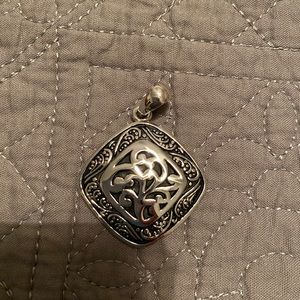 Lia Sophia Silver slide pendant no chain